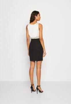 Anna Field Robe En Jersey - Off White/Black -Anna Field 0486b8d796734832b89762bdf470ed8f