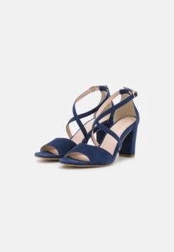 Anna Field Leather - Sandales À Talons Hauts - Dark Blue -Anna Field 0cb6b79569d141cbb2f35b421ef7a035