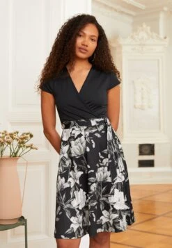 Anna Field Robe En Jersey - Black/Grey/White