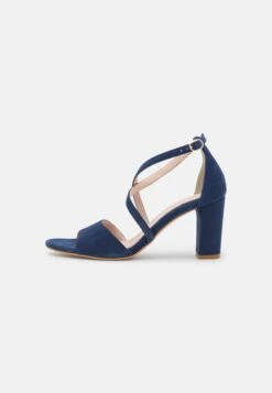 Anna Field Leather - Sandales À Talons Hauts - Dark Blue -Anna Field 24620f31e6934ec4a4d4c61f037ef4a8