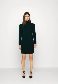 Anna Field Perkin Ausschnitt Mini Strickkleid - Robe Fourreau - Dark Green