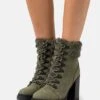 Anna Field Leather - Bottines À Lacets - Khaki -Anna Field 283222486e4646088b39a1d02261ec50