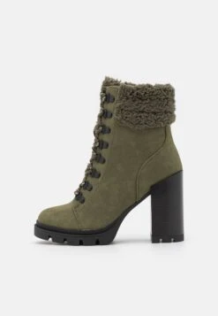 Anna Field Leather - Bottines À Lacets - Khaki -Anna Field 334bc6f40fe746f7a42524c385fb5aed