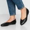 Anna Field Leather Ballerinas - Ballerines - Black -Anna Field 3ce656f7e4114e0e86fc46fdc06b2ccd