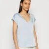 Anna Field T-Shirt Basique - Light Blue -Anna Field 53276ac3c4eb4b0cadc6184d85f77ad4