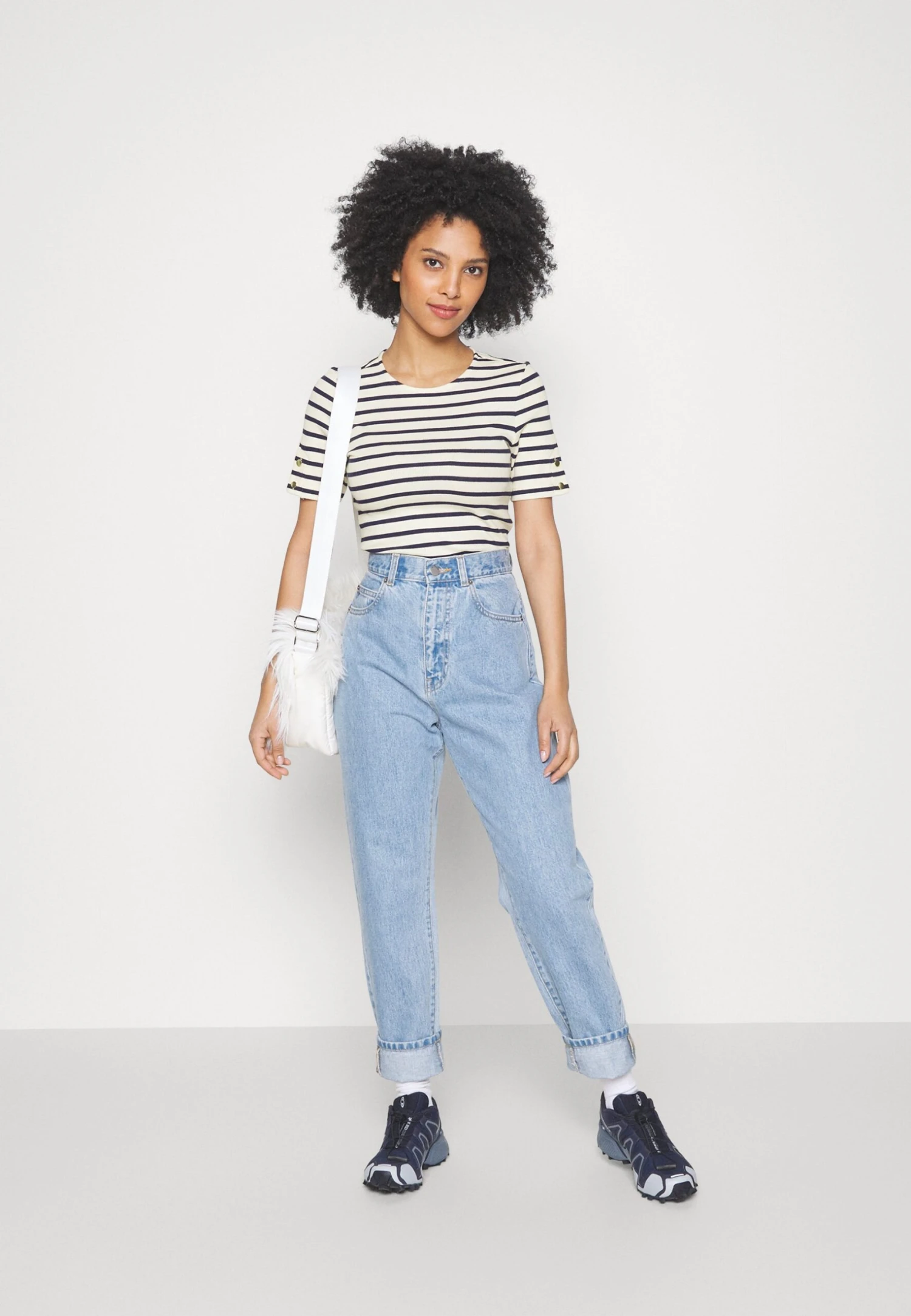 T-Shirt Imprimé - Dark Blue White 4 T-Shirt Imprimé - Dark Blue White – Image 2