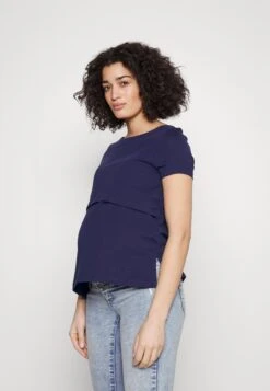Maternity Long Tee - T-Shirt Basique - Dark Blue