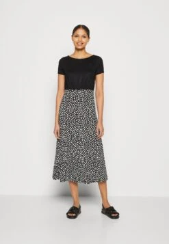 Anna Field Robe En Jersey - Black/White