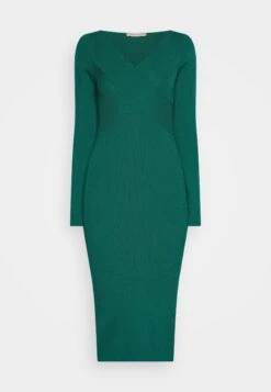 Anna Field V Ausschnitt Bodycon Midi Strickkleid - Robe Fourreau - Green -Anna Field 718670d510bc4babbc37576c79f29fff