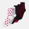 Anna Field 5 Pack - Chaussettes - Black/White 2 Anna Field 5 Pack - Chaussettes - Black/White -Anna Field 71cfe970d29649f2a5a840ce50ad87e8