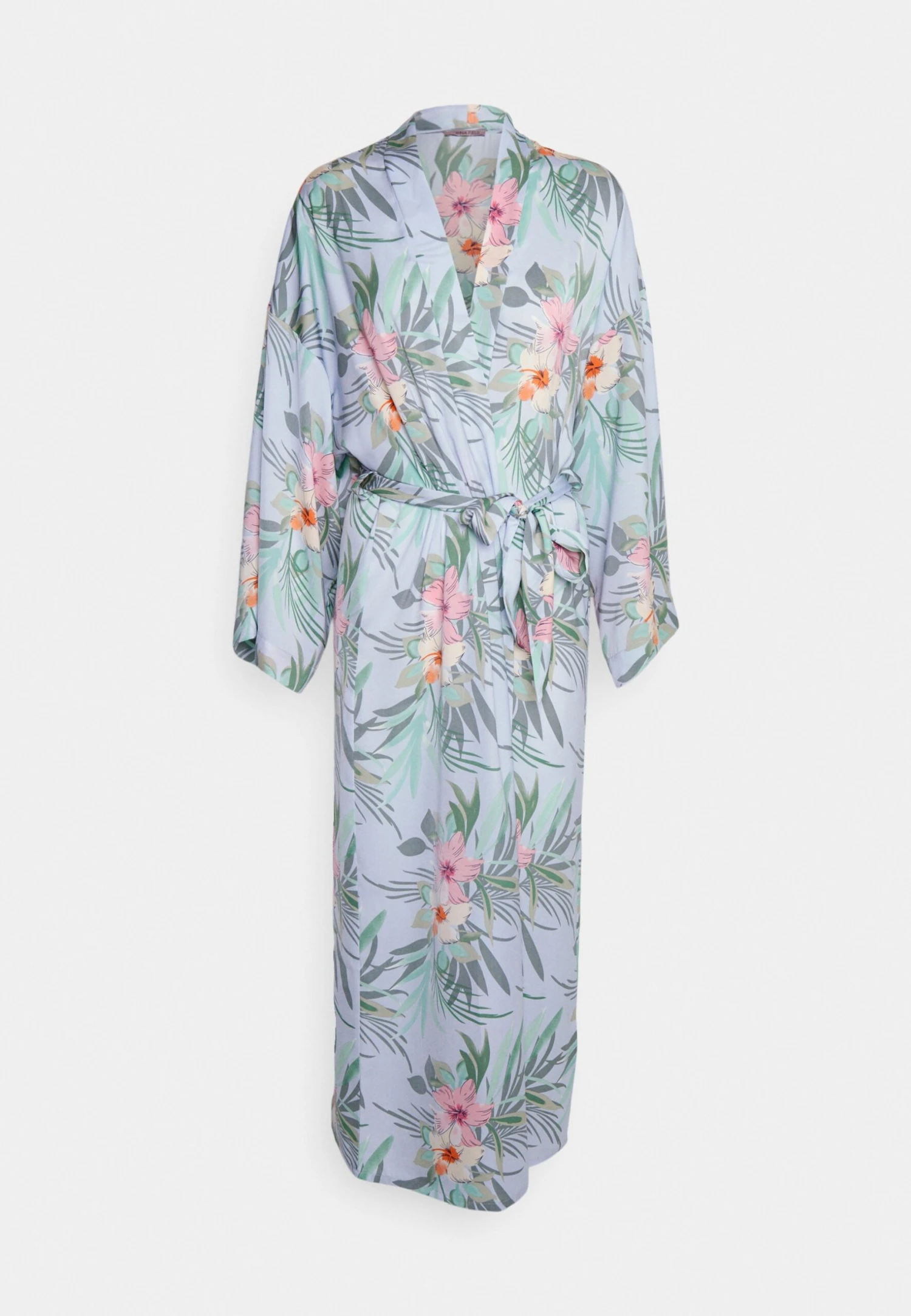 Anna Field Floral Robe - Peignoir - Blue 7 Anna Field Floral Robe - Peignoir - Blue – Image 5