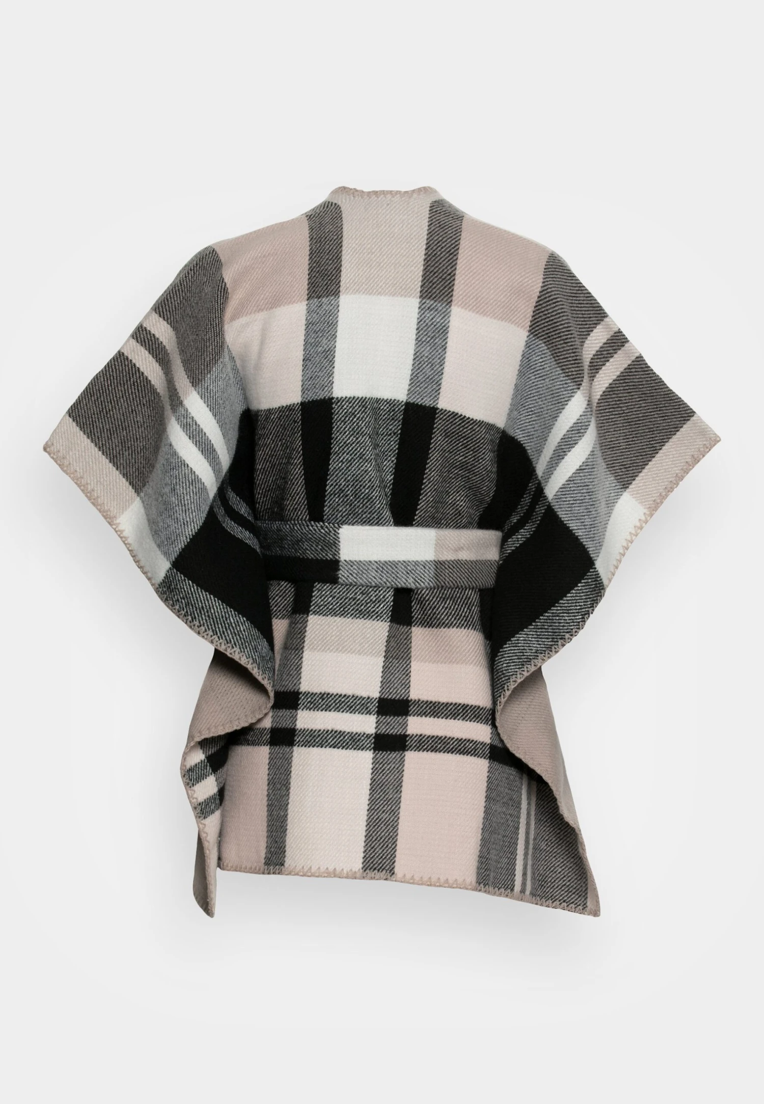 Anna Field Cape - Black/White 4 Anna Field Cape - Black/White – Image 2