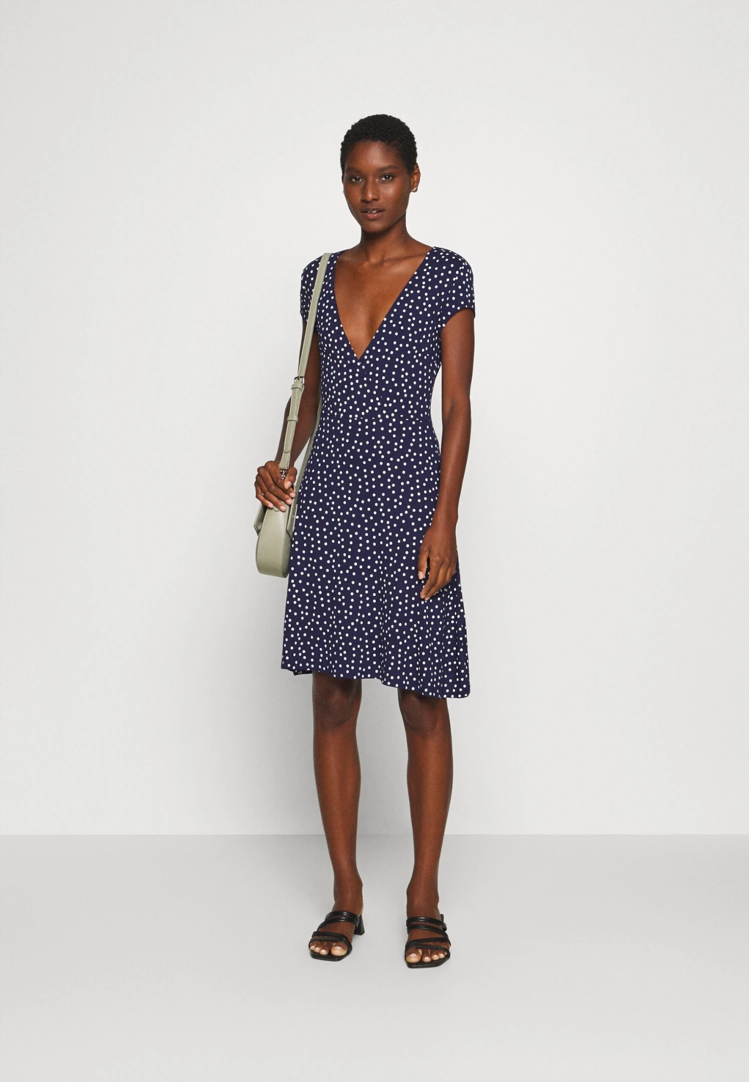 Anna Field Robe En Jersey - Maritime Blue/White 4 Anna Field Robe En Jersey - Maritime Blue/White – Image 2