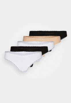 Anna Field 5 Pack - String - Black/White/Nude -Anna Field 84419419987641bd92335f9390bc1889