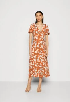 Anna Field Robe En Jersey - Brown/White