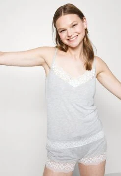 Anna Field Sarah Short Pj Set - Pyjama - Grey -Anna Field 9509fde335de4af3b934d97362e1d400