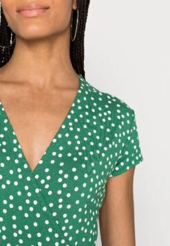 Anna Field Robe En Jersey - Green/White -Anna Field 9aa741cd7c374342bd43d625c7ea9038