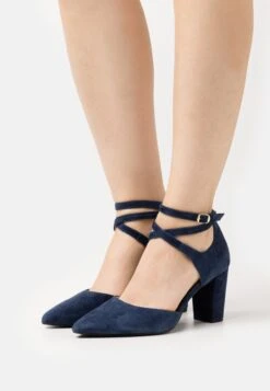 Anna Field Leather - Escarpins À Talons Hauts - Dark Blue