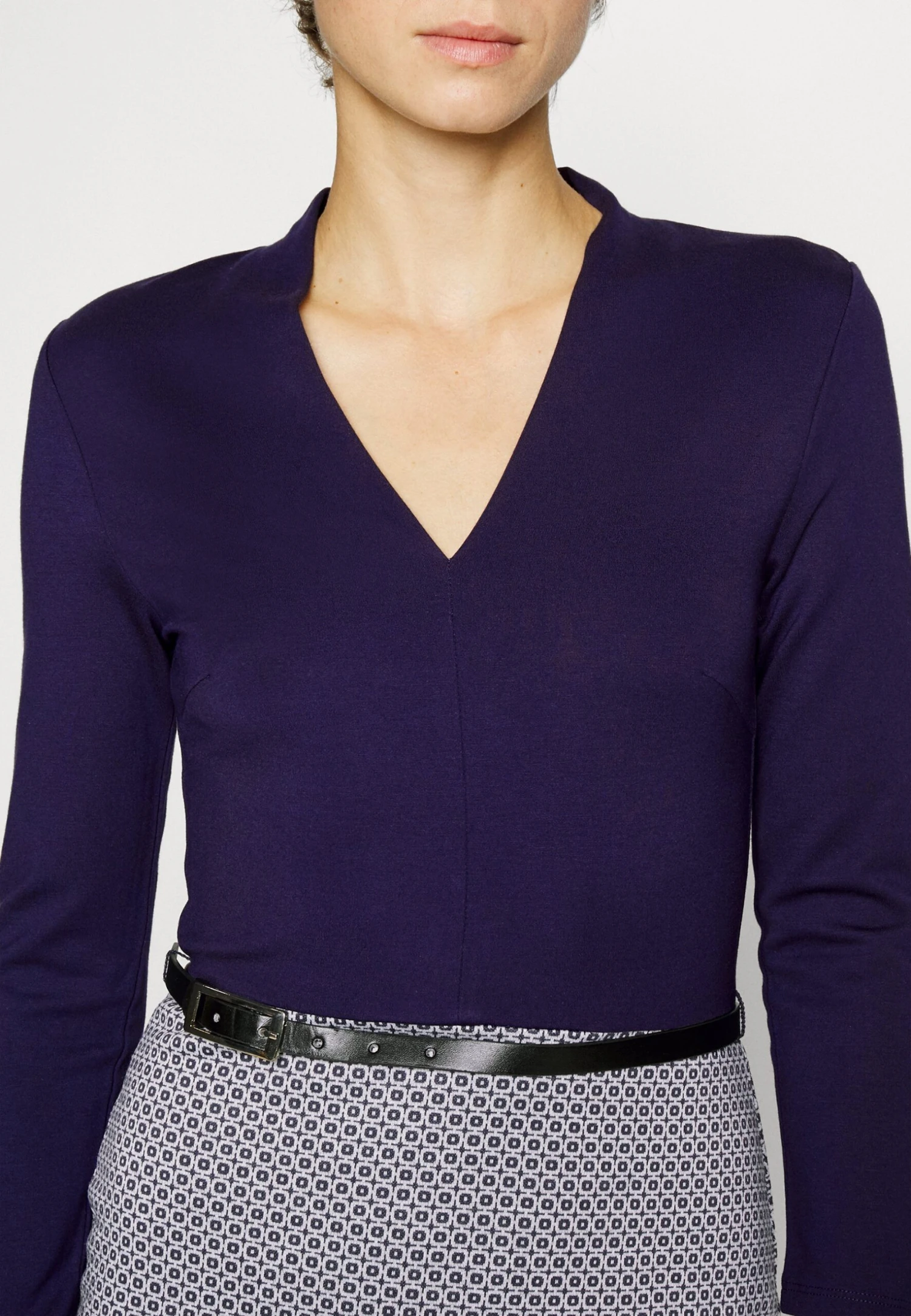 Anna Field Robe Fourreau - Dark Blue/White 7 Anna Field Robe Fourreau - Dark Blue/White – Image 5