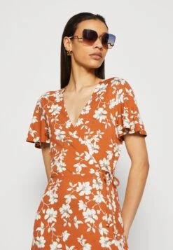 Anna Field Robe En Jersey - Brown/White -Anna Field a92025f7d861470fb5edd259bb14a51a