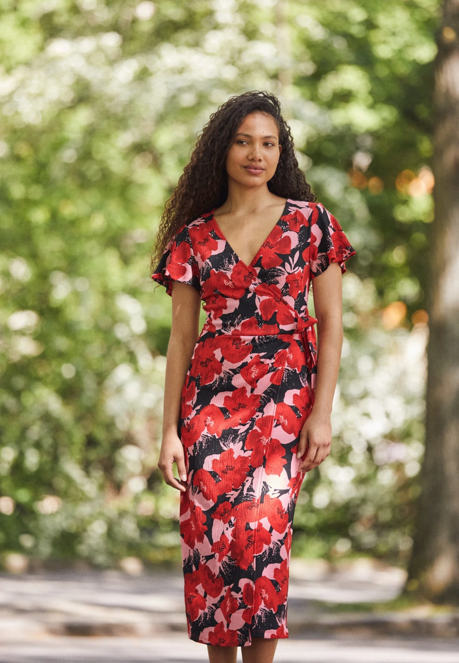 Anna Field Robe De Jour - Red/Pink 3 Anna Field Robe De Jour - Red/Pink