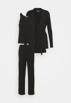 Anna Field 3 Piece Jersey - Pyjama - Black -Anna Field cca80f6d87e14a8cb955af6b73aa5632