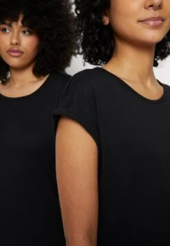 Anna Field 3 Pack - T-Shirt Imprimé - Light Blue/White/Black -Anna Field d516d1e6109a4b0caea9f97802e9e2d0