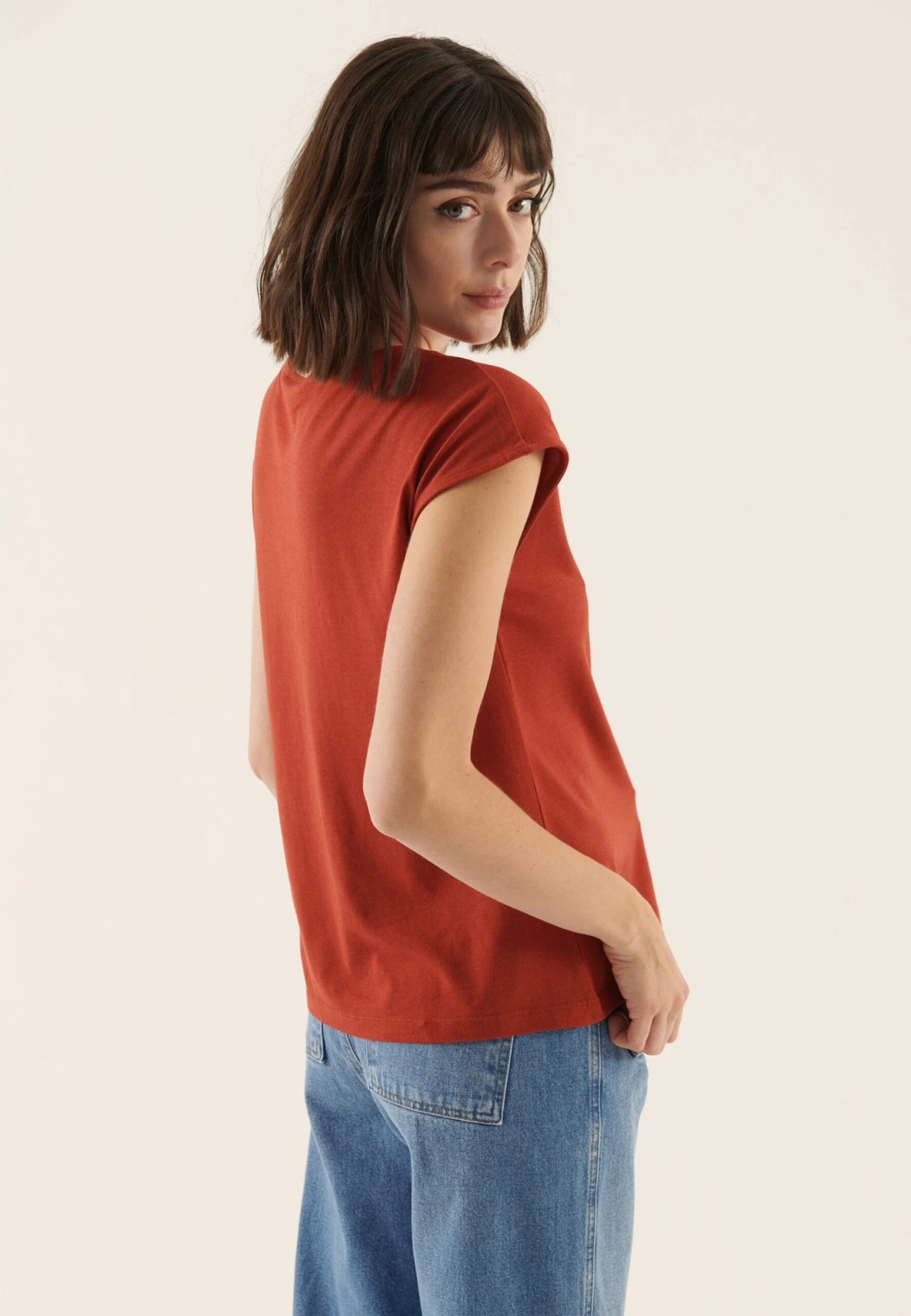 Anna Field T-Shirt Basique - Red 5 Anna Field T-Shirt Basique - Red – Image 3