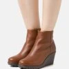 Anna Field Leather Winter Boot - Boots À Talons - Brown -Anna Field dcb0a855601f4251a8204bc7cc6db400