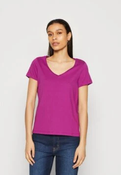 Anna Field 3 Pack - T-Shirt Basique - Dark Yellow/Purple/White -Anna Field e4a013ce520243aba93ae00efe6e237b