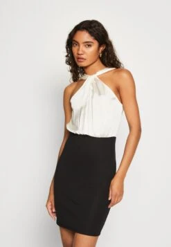 Anna Field Robe En Jersey - Off White/Black -Anna Field e796f7ccf33146089ec448e6fd99829e