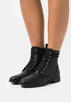 Bottines À Lacets - Black