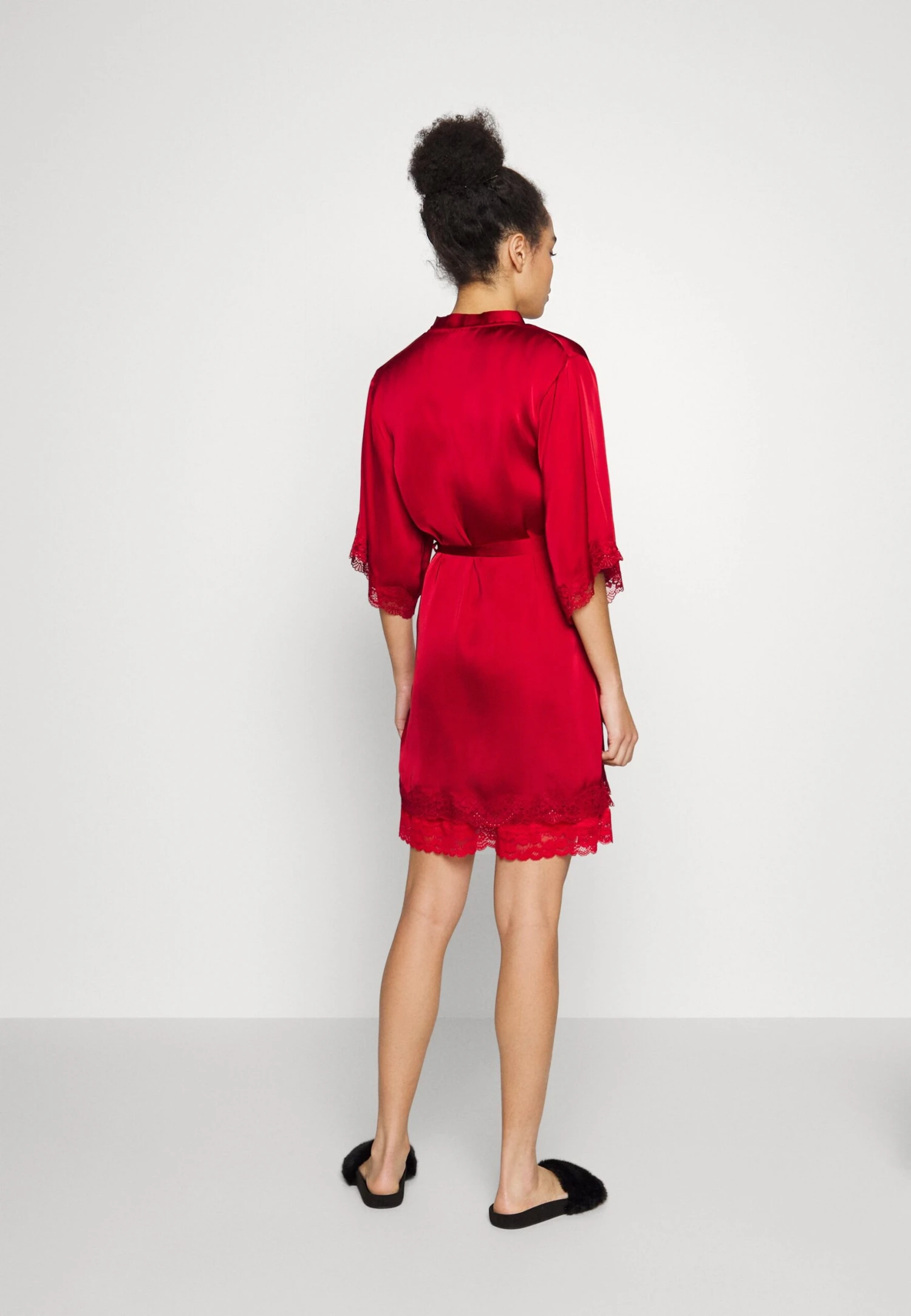 Anna Field Peignoir - Red 5 Anna Field Peignoir - Red – Image 3