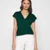 Anna Field Wrap Blouse - Blouse - Dark Green