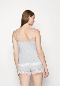 Anna Field Sarah Short Pj Set - Pyjama - Grey -Anna Field fac223ad73094d89adfd8c08fd84f948